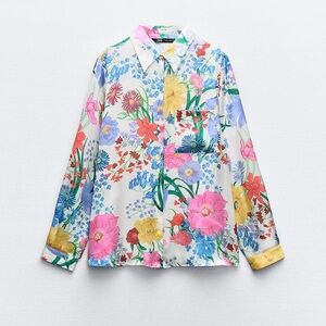 New Zara floral top